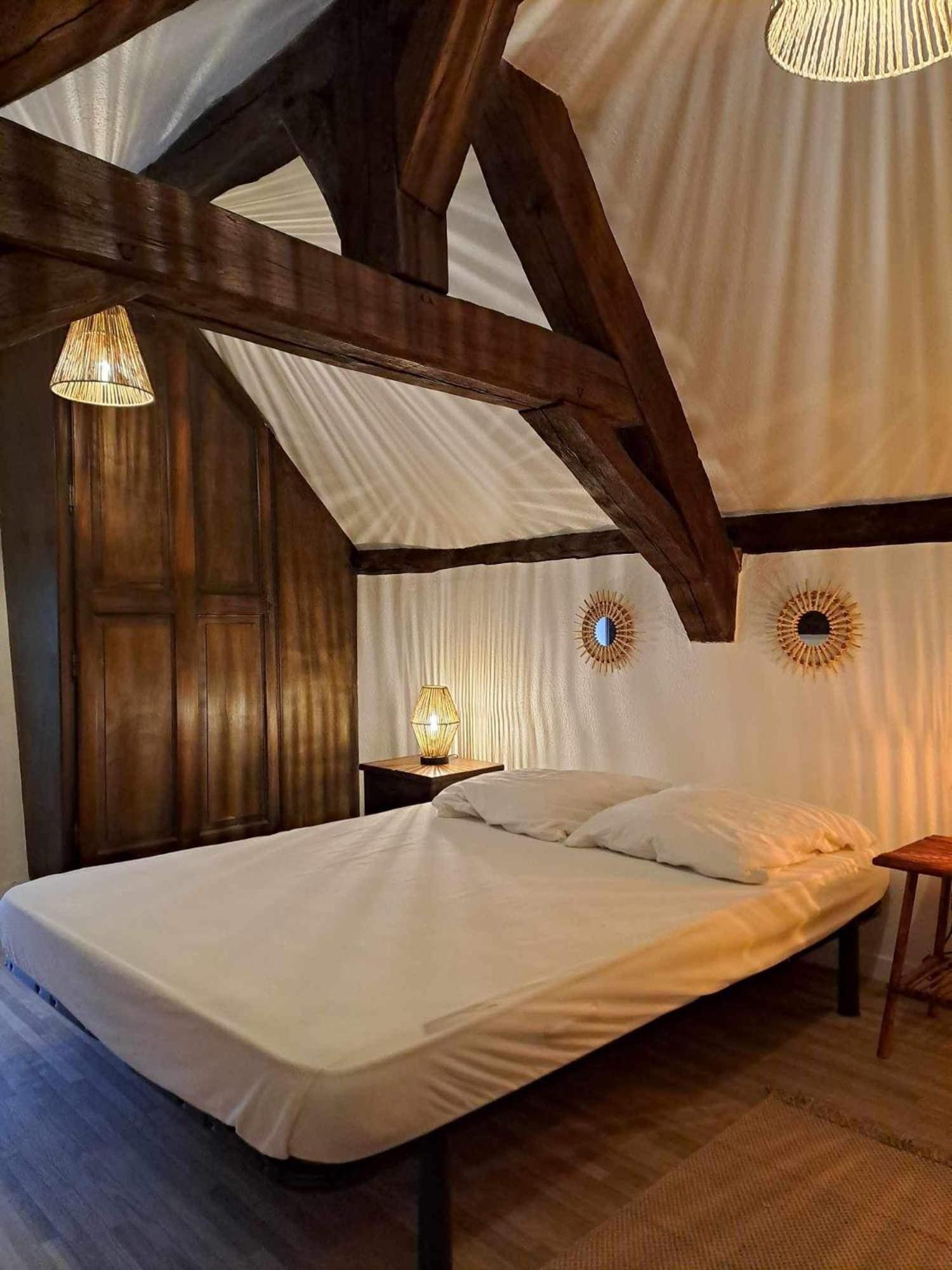 Les chaumières du Chêne Hotel Pouillé Exterior foto